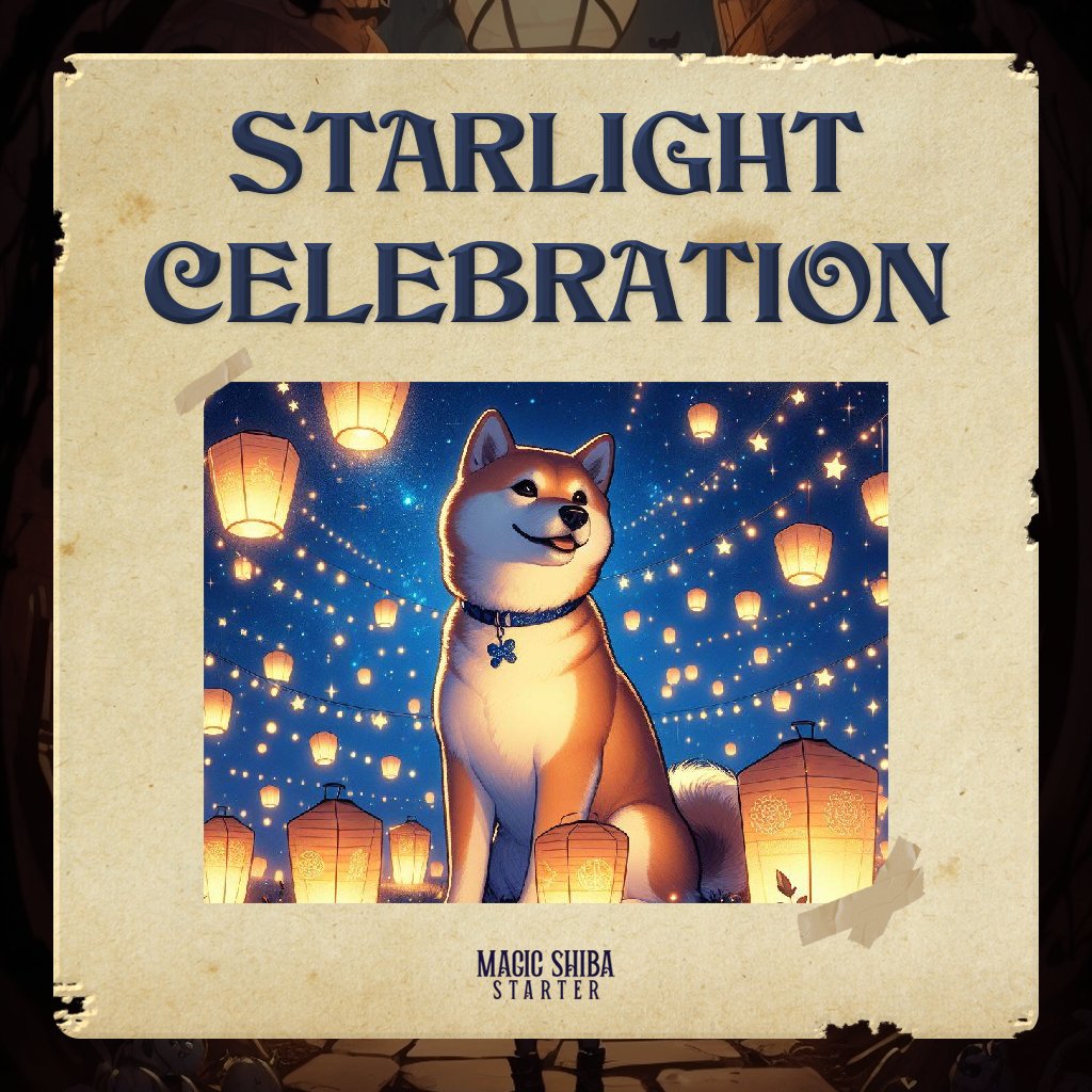 Gather under the Shiba Inu starlight for a night of celebration! Share your favorite crypto memories and shining moments. ✨🎉 #ShibaCelebration #CryptoMemories #StarlightNight