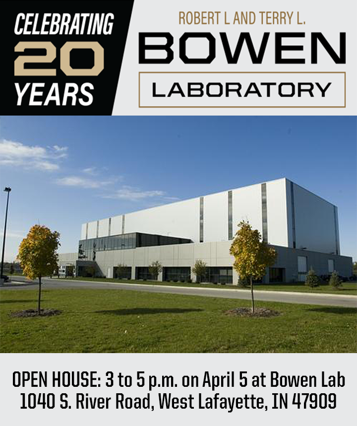 JOIN US NEXT FRIDAY for the 20th anniversary celebration of Bowen Lab! This event marks two decades of unparalleled research, innovation, and collaboration. It all kicks off with an open house at Bowen Lab from 3-5 p.m. The open house is free to attend with no signups required.