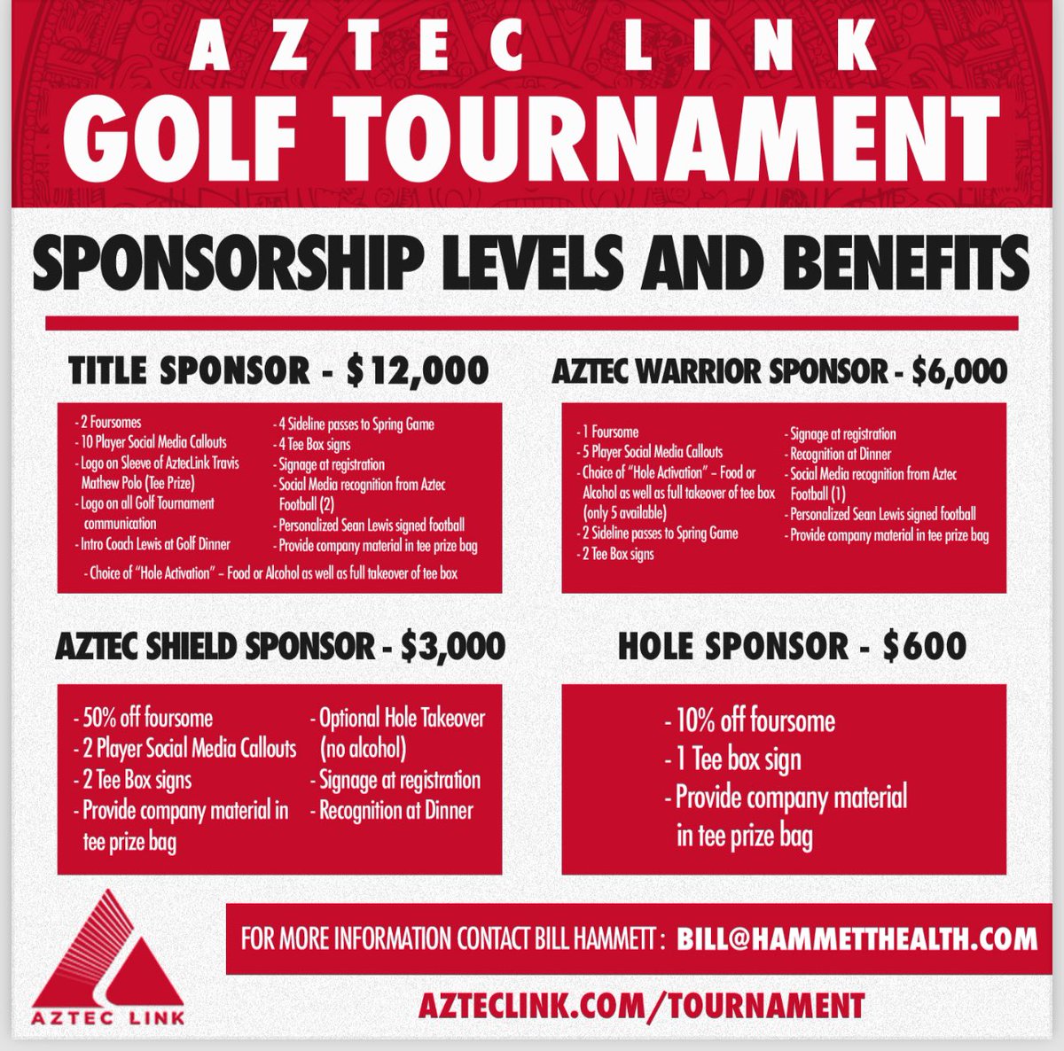 Sponsorships are still available as well!