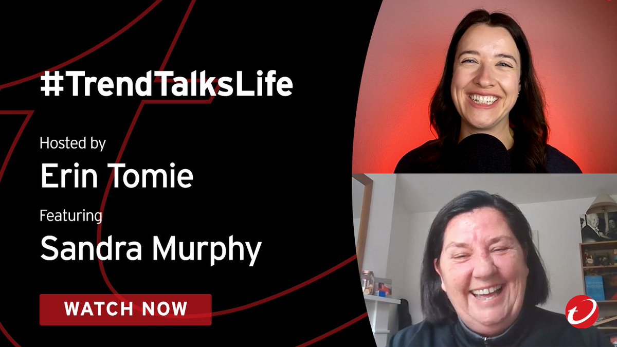 trendaisecurity's tweet photo. 🎉 New #TrendTalksLife episode! 🎉
Erin Tomie chats with Sandra Murphy about her 13-year journey at Trend Micro. Learn what keeps Sandra a loyal #Trender and how her 'dare to fail' attitude inspires her team daily.
Watch now: https://t.co/MeOIS0cRNI https://t.co/TEuibTjvQF