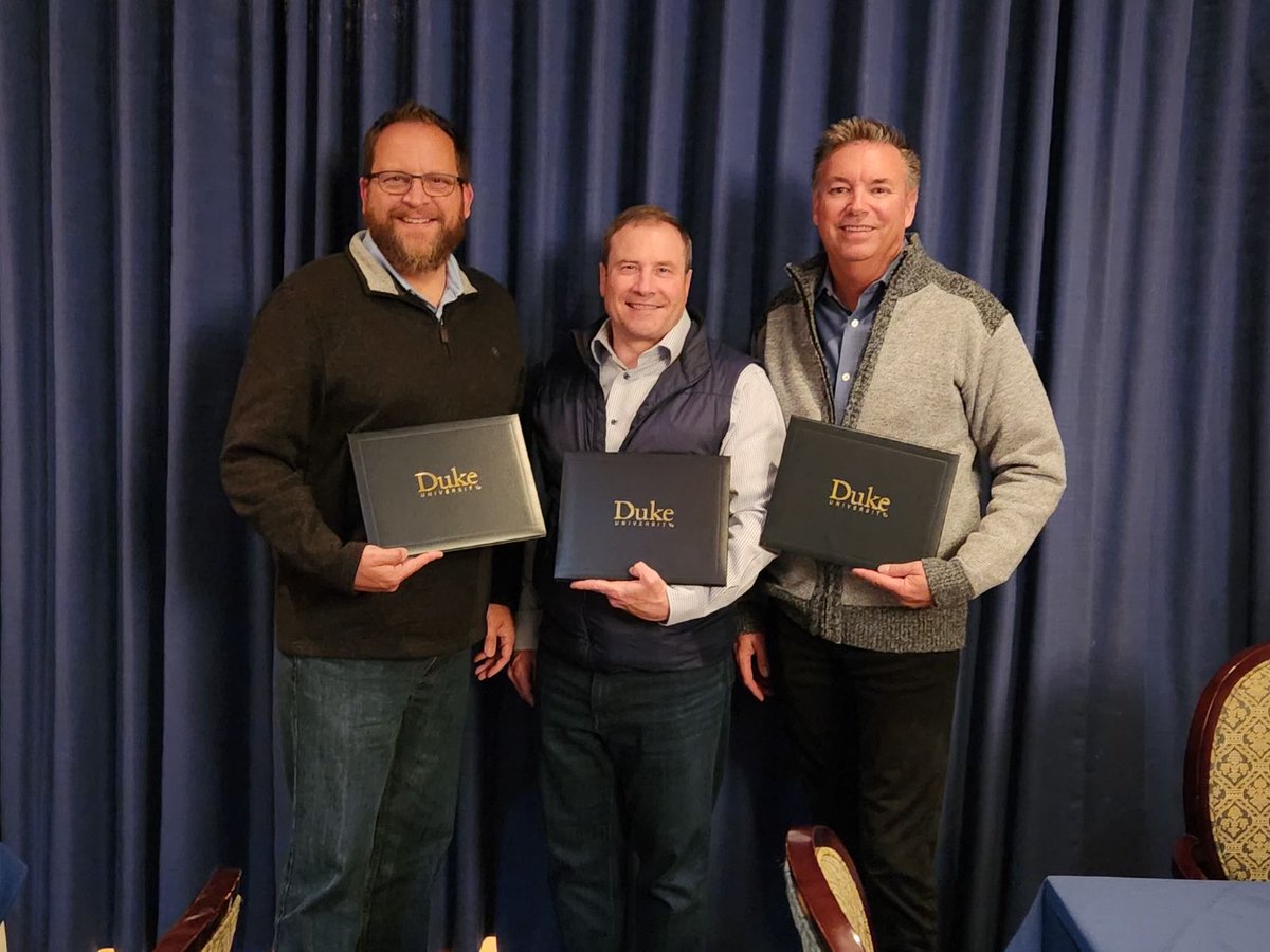 Congratulations to Mark Clauson, Todd Holder, & Jeff Melbrech for completing the Duke Executive Education Leadership Program! They're bringing their newfound knowledge back to CARS, ready to inspire their teams and drive success. 

#CARS4Good #DukeXed #NonprofitLeadership