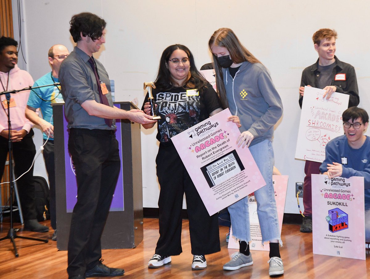 🏆 Best Narrative: "Report on the Death of Robert Evergreen" by The Local Rag (featuring Darcelis "Darcy" Gutierrez, an Urban Arts Alum and faculty member)