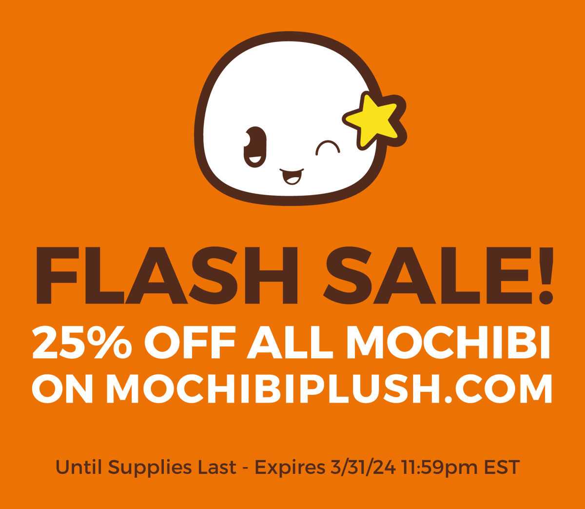 InfinifanInc's tweet photo. Flash Sale! 25% Off ALL Mochibi this weekend at https://t.co/R2COddW8Uu https://t.co/SyCnjLG46T