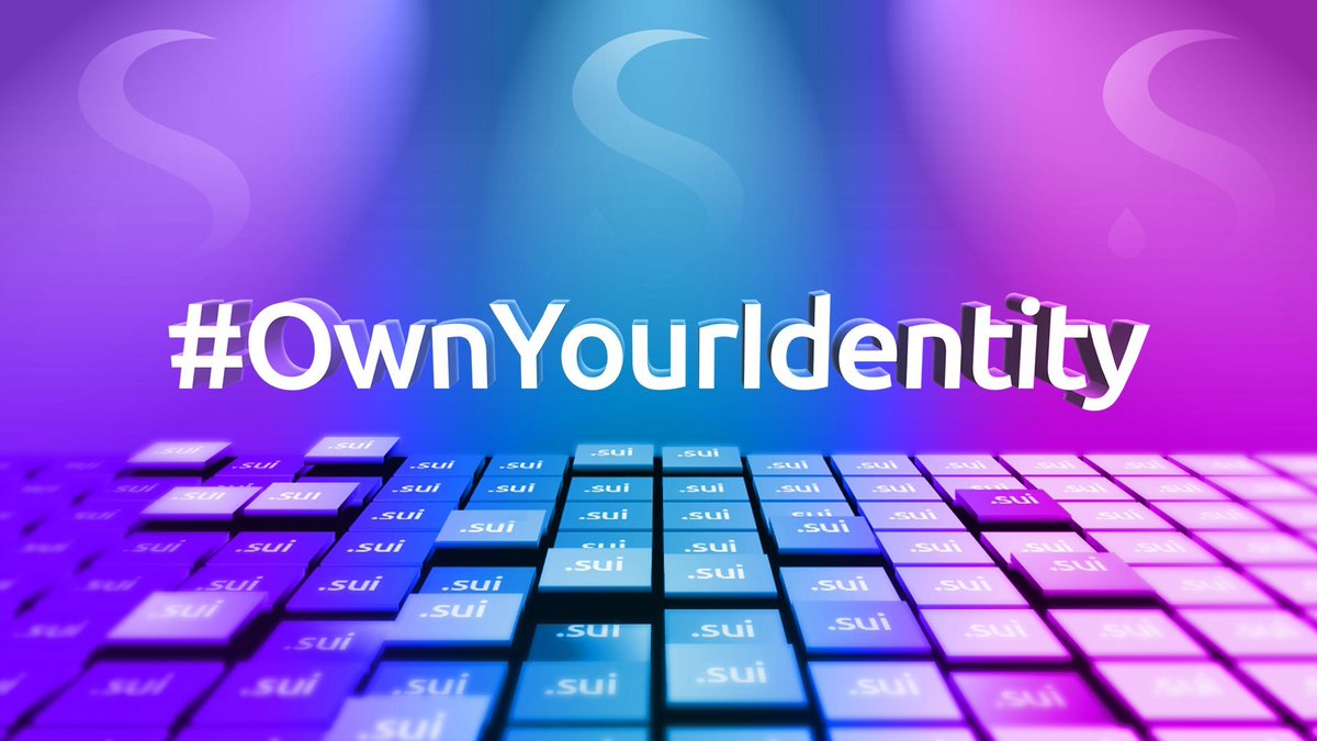 Your .sui name is not just a name within the @SuiNetwork ecosystem. It's your digital identity. And we are glad to help everyone to get it 🎊 Own Your Identity right now 🎨 suins.io #Sui #SuiNS #OwnYourIdentity