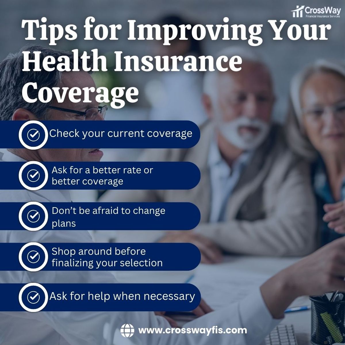 Discover the ultimate guide to elevating your Health Insurance coverage and securing a brighter and healthier future. #crossWayFIS #HealthInsurance #HealthSavingsAccount #HealthCoverage #HealthcareOptions #StayInsured #ProtectYourHealth #InsuranceMatters #CoverageOptions