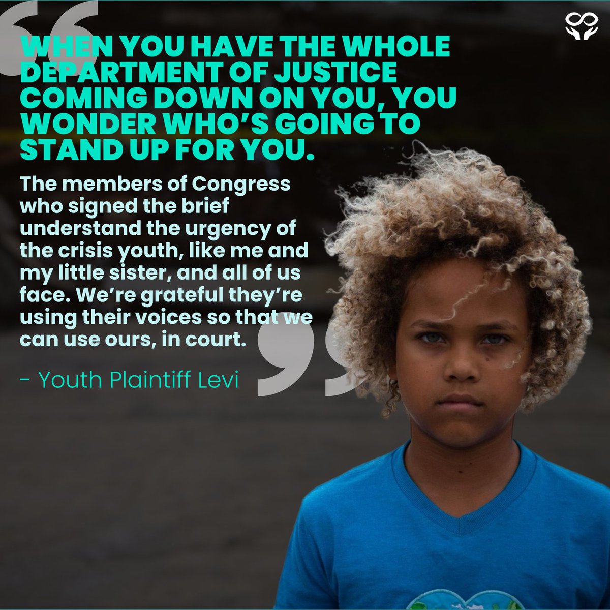 We’re immensely grateful to the 30 members of Congress, including @SenJeffMerkley, @SenBooker, @SenMarkey, @SenSanders, @RonWyden, @SenWhitehouse, @janschakowsky, @RepCohen, @RepRaulGrijalva, @RepAOC advocating for democracy, and supporting Juliana v. U.S. Thank you 🙏 #YouthvGov