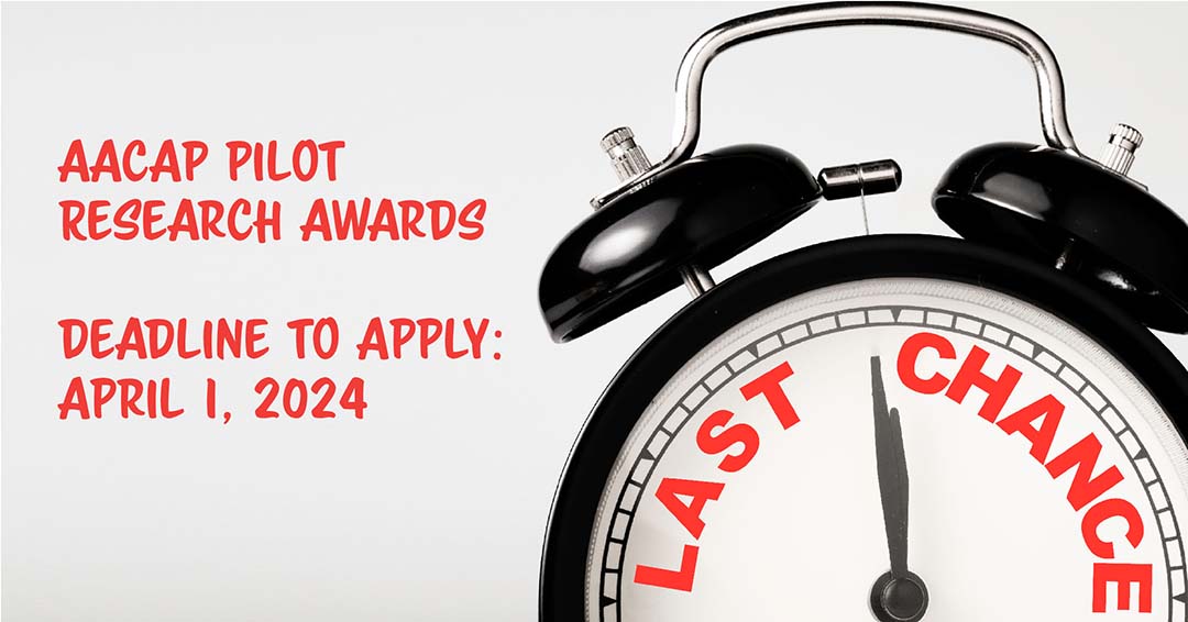 Deadline approaching for AACAP Pilot Research Awards! $15,000 to support your one-year mentored research project. Open to general psychiatry residents, child and adolescent psychiatry fellows, and early career faculty 📅 Deadline to Apply: April 1, 2024. bit.ly/AACAP_Awards20…