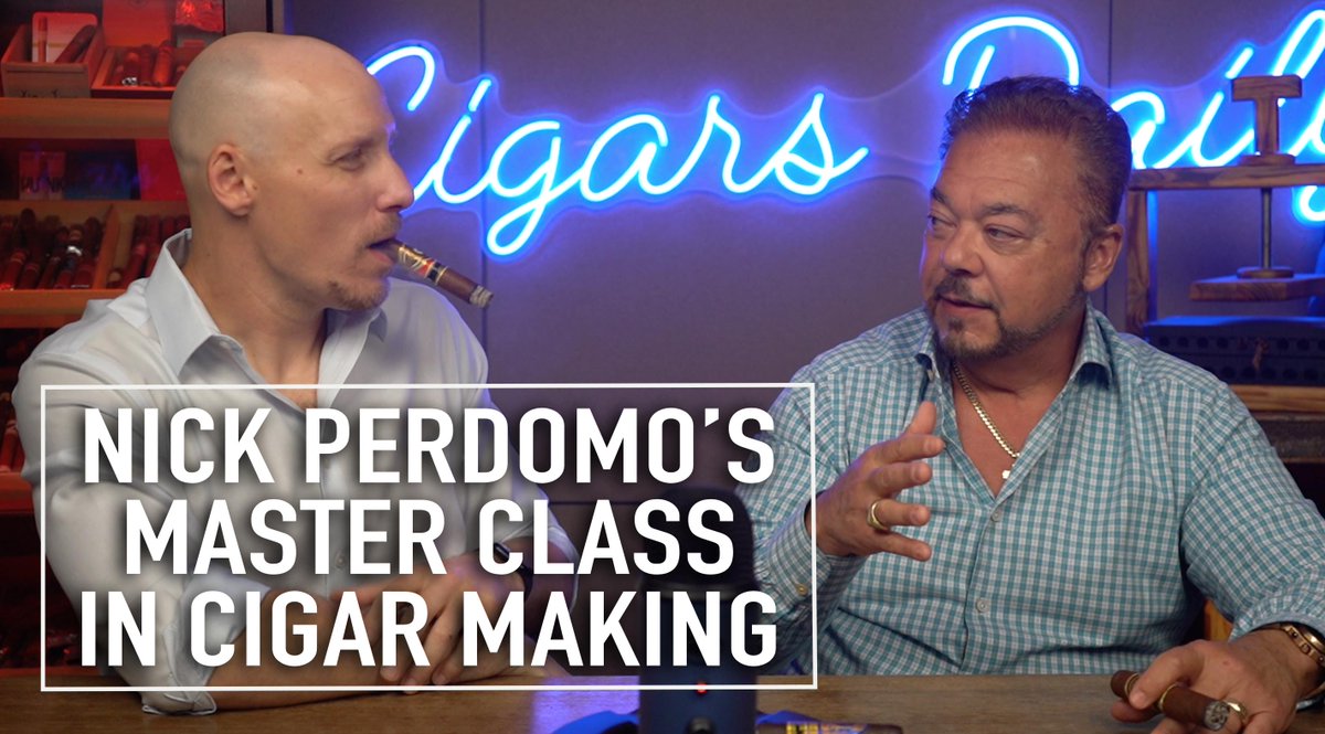 Few people in the world know this much about making cigars! Nick Perdomo is giving you a look inside the world of expert cigar making! Watch Link: cigarsdailyplus.com/nick-perdomos-…