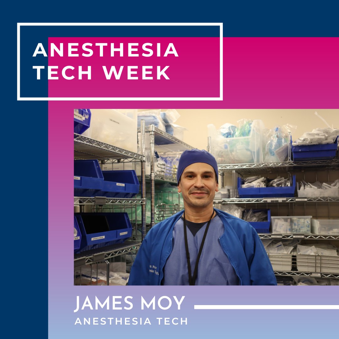 James Moy is a member of our #AnesthesiaTech team and a 20-year @MontefioreNYC veteran!
'The most memorable thing to me was helping start up the Hutch. It’s a great team, and we've built a family dynamic over the years. I would recommend Montefiore to anyone.' #AnesthesiaTechWeek