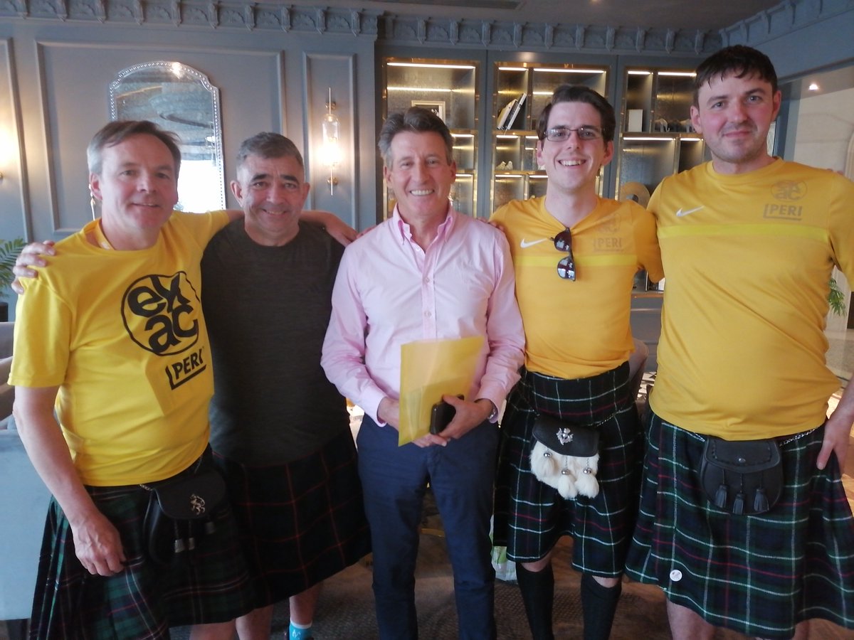 BELGRADE #SALbelong @sebcoe after @wicglasgow24 @WorldAthletics: 'More big events could come to Scotland' @EastKilbrideAC Tartan Army: 'World Cross at Strathaven would be nice😉' 🏴󠁧󠁢󠁳󠁣󠁴󠁿🇷🇸 Thanks to Kenny Clements for photo @ianbeattie1 @OvensDavid @SALChiefExec @EventScotNews