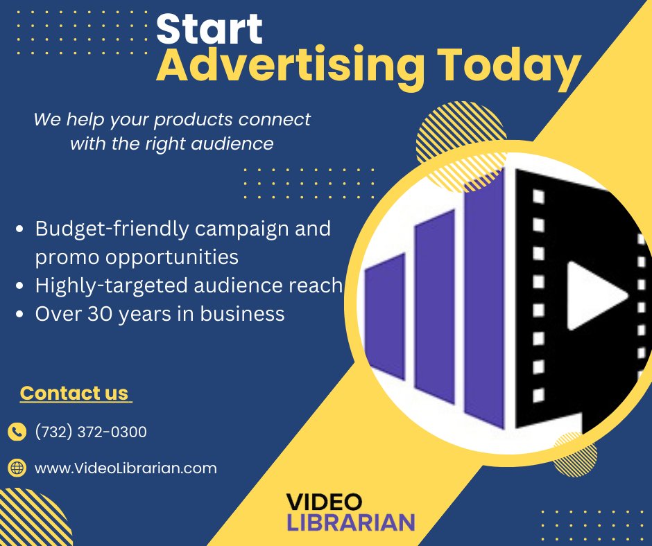 Need help getting views or sales for your films or product? Video Librarian is here to help you! With our extensive list of promotion opportunities and wide range of prices, we are sure to create a campaign that caters to your goals⭐ Click to get started: unbouncepages.com/advertise-with…