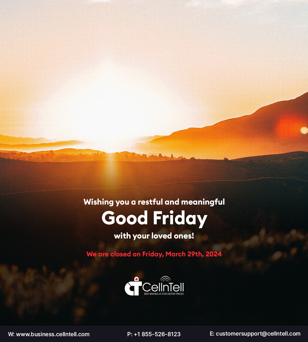 cellntell_ca's tweet photo. Wishing you a restful and meaningful Good Friday!
https://t.co/5zpeGNurak

#cellntell #Bestdeals #Cellphones_Wholesaler #goodfriday #LongWeekendFun https://t.co/YgGhn8eFHT