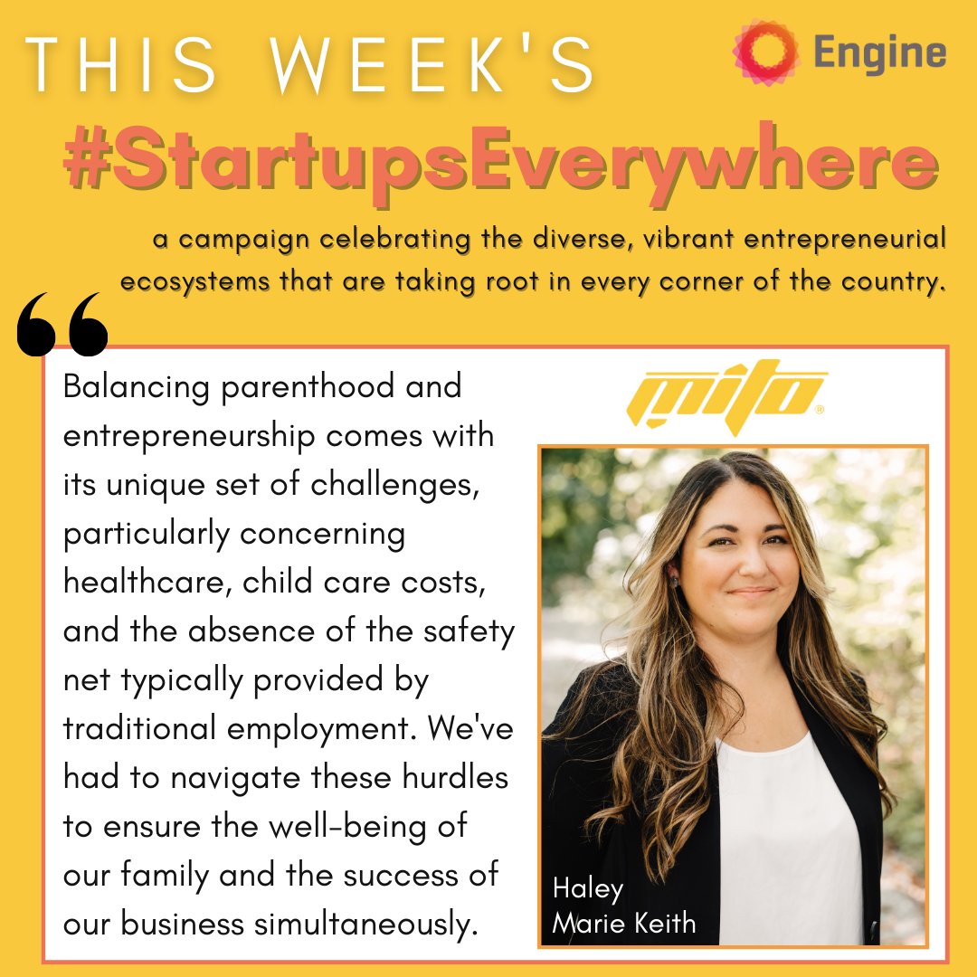 For this week's #StartupsEverywhere, we sat down with @haleymariekeith Co-Founder and CEO of Indianapolis-based @MITO_Materials. You can read the full profile right here: engine.is/news/startupse…