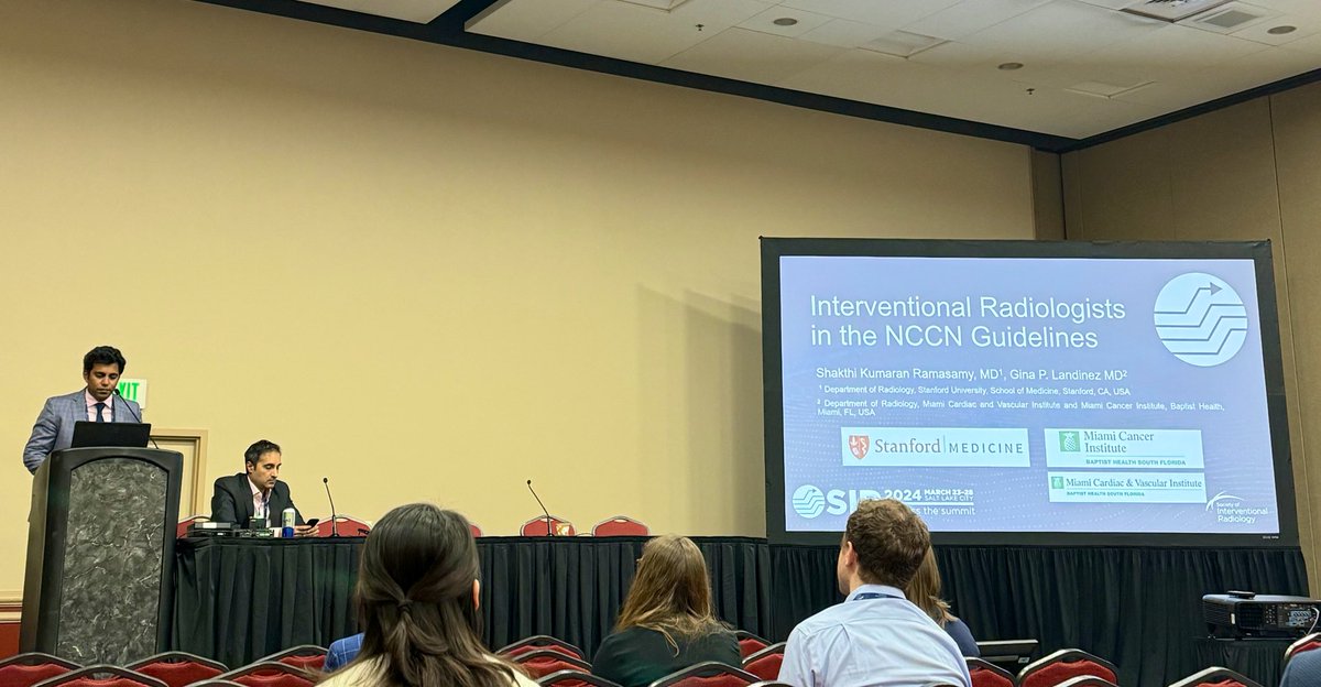 Thrilled to have presented our work at SIR 2024 and excited to continue working on this. Thank you to Dr. Landinez @Gina_Landinez_ for mentorship and support. @StanfordRad @MiamiCancerInst @StanfordCancer @MiamiVasc #SIR24SLC