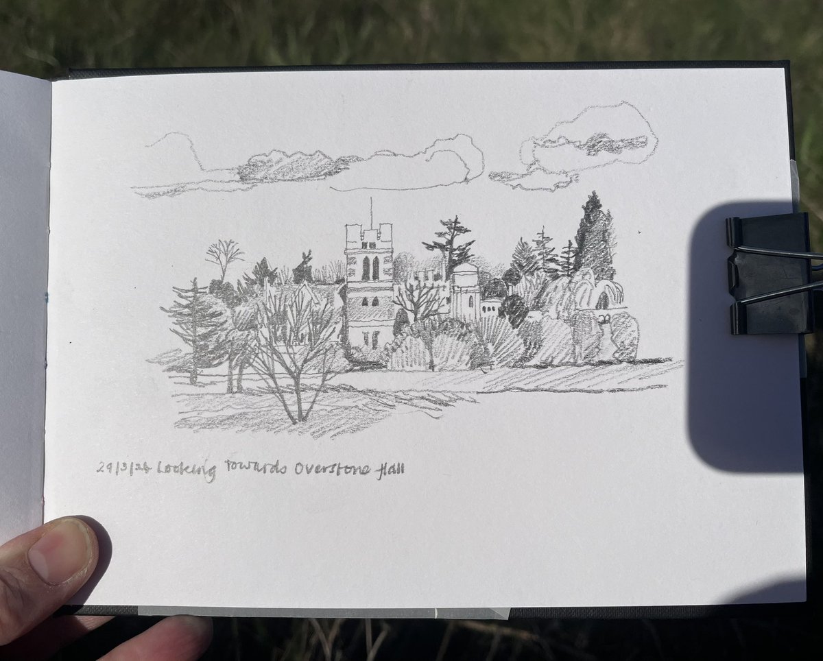 JeanEd70's tweet photo. #drawing 4274 #overstonehall #thedailysketch #adrawingaday #northampton #usknorthampton @USKNorthampton https://t.co/83acA2HkRZ