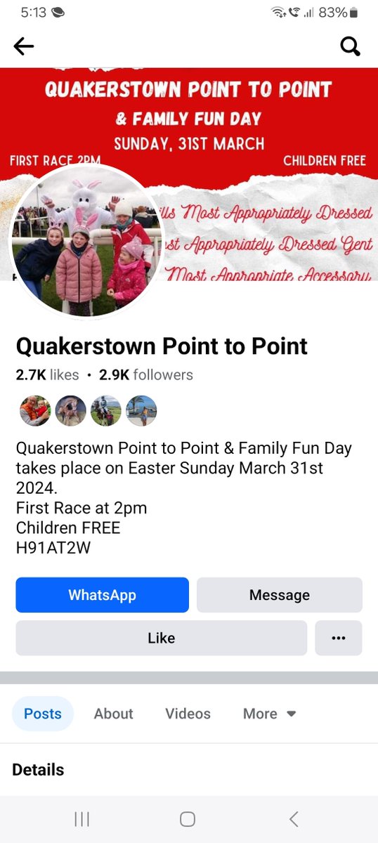 Nothing to do on Easter Sunday. All kids are free in.