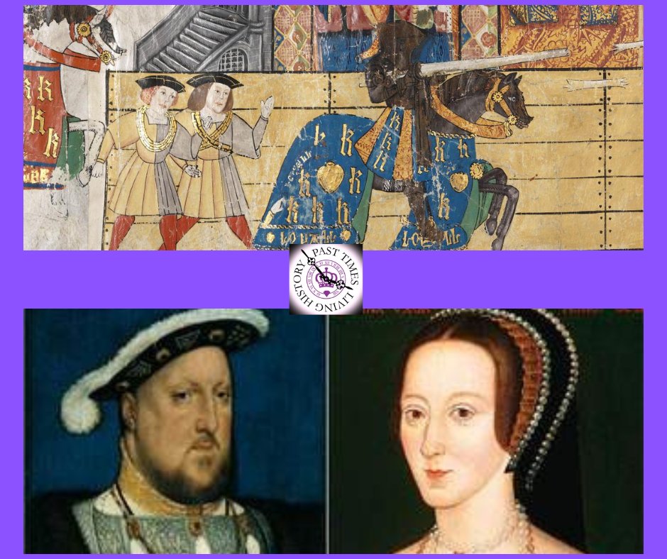 ... 2/2 #OTD 1536 The day before #AnneBoleyn had been at the #Mayday Joust @RMGreenwich oblivious to the drama unfolding Henry had left suddenly, she would never see him again Her prize so hard won now slipped through her fingers Little did she know just how long she had left