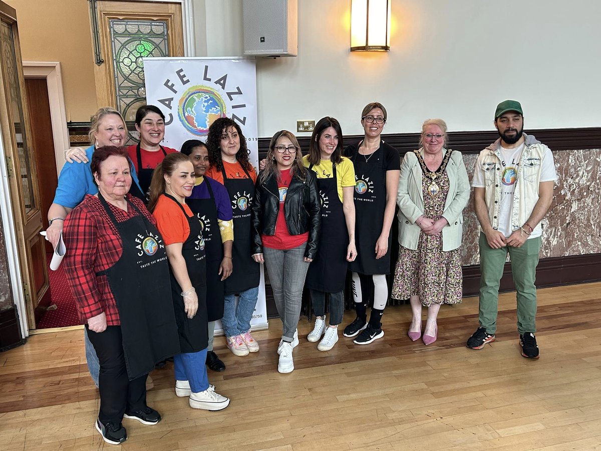 We had a wonderful time at the  'CommUnity Grant Scheme' yesterday, providing a room full of wonderful people with our delicious Cafe Laziz food!  Good luck to all those who apply and let's continue and develop the fantastic work we all do to improve lives within St Helens.