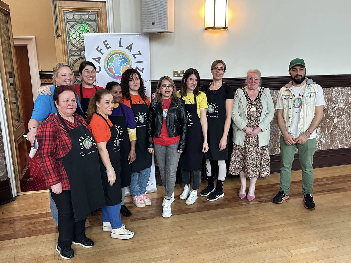 We had a wonderful time at the 'CommUnity Grant Scheme' yesterday, providing a room full of wonderful people with our delicious Cafe Laziz food! Good luck to all those who apply and let's continue and develop the fantastic work we all do to improve lives within St Helens.