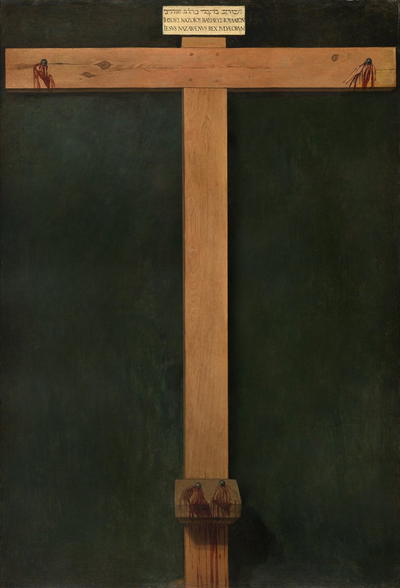 DavidBokeh's tweet photo. Nada como las pinceladas del maestro sevillano, Diego Velázquez, para representar al "Cristo crucificado". https://t.co/TjYemkwcaw