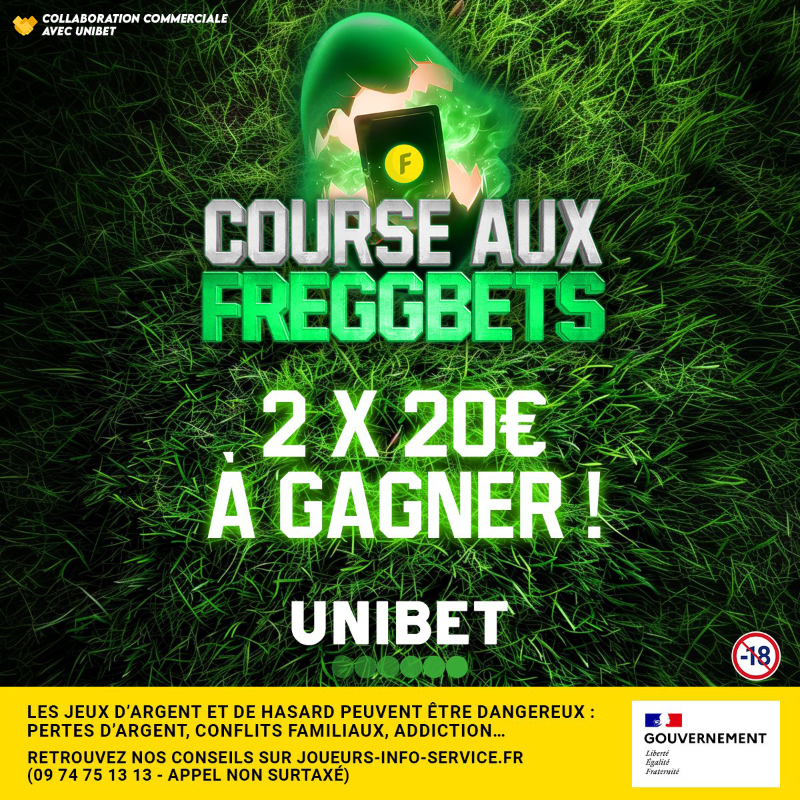 QPVArsene's tweet photo. 👀 2 x 20€ de Freggbets cachés ici pour ce lundi de Pâques ! 🥚

👉 RT + Follow @UnibetFrance + #FreggbetUnibet en commentaire pour participer ! https://t.co/hmzzXDFABg