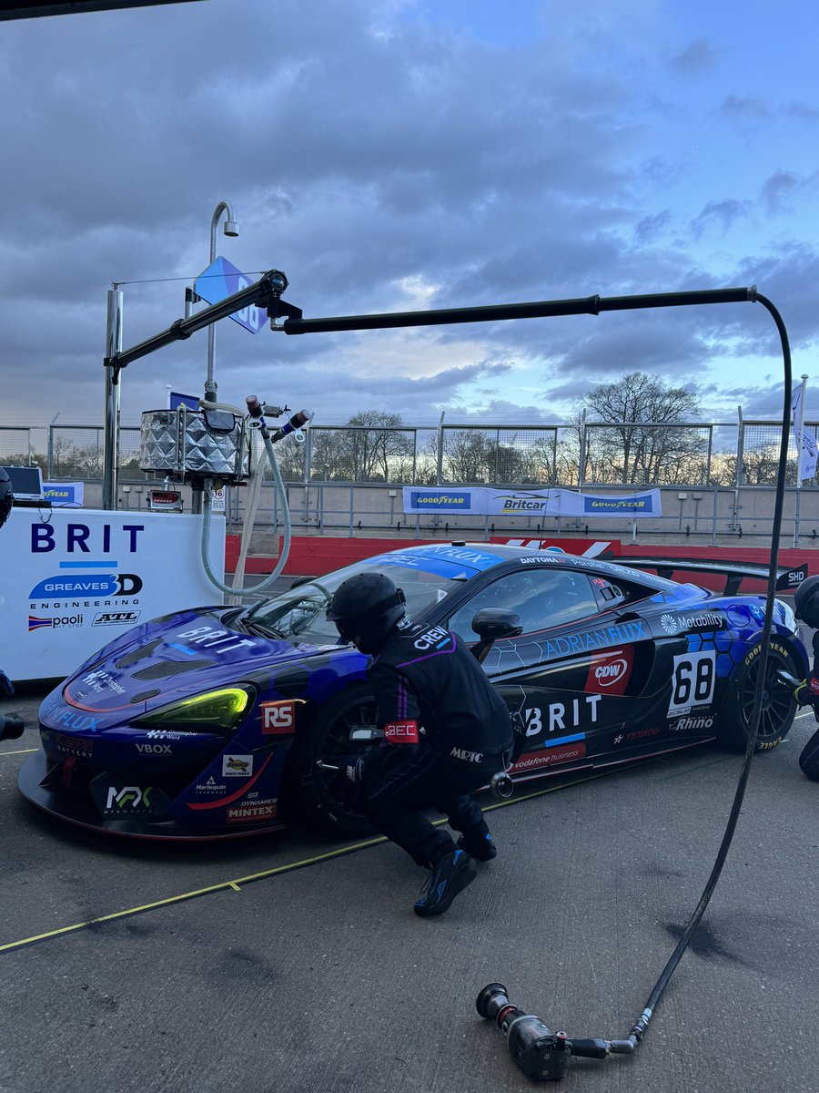 Final pit-stop of the first round of the British Endurance Championship! Current Position: 1st in Class / 4th Overall Let’s bring it home!🏆🥇
