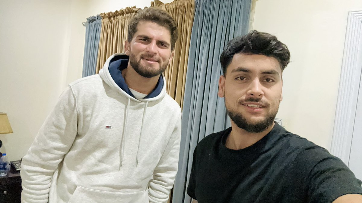 From 2016 U16 teammates to in the national camp after 8 years🤙❤️ @iShaheenAfridi