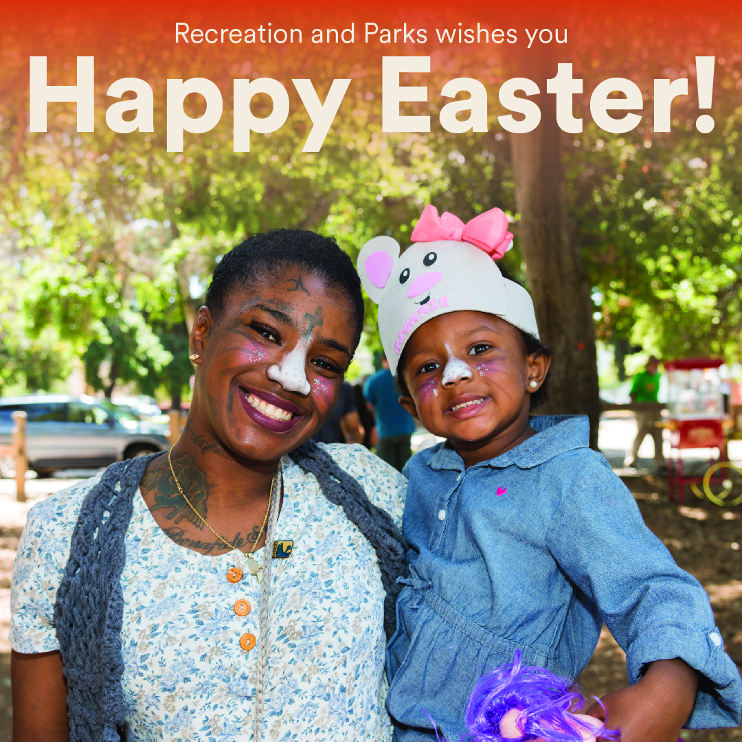 Happy Easter! 🐰☀️💐❤️ Friendly reminder to click the link in our bio and check out our Spring Events Calendar for a list of weekend activities going on at your local park. #lacityparks #parkproudla #everythingunderthesun #Easter