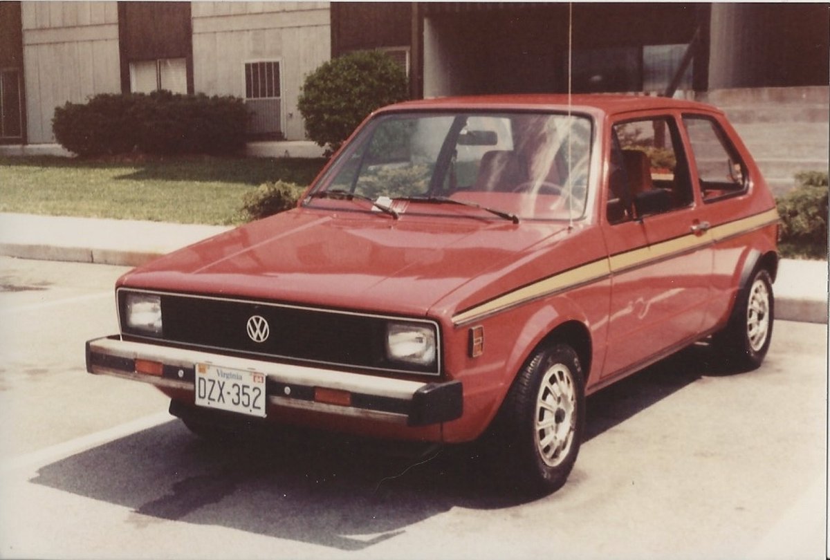 My first car, a 1980 VW Rabbit 'C' Fuel Injection.  It qualified on the front row of the SCCA Runoffs in 1980 and finished 2nd.  I bought it after it was 'retired' from competition. #scca #VWGolf #Rabbit