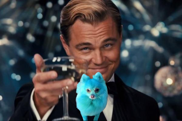 bluedogbase's tweet image. the dog is blue #bluedog