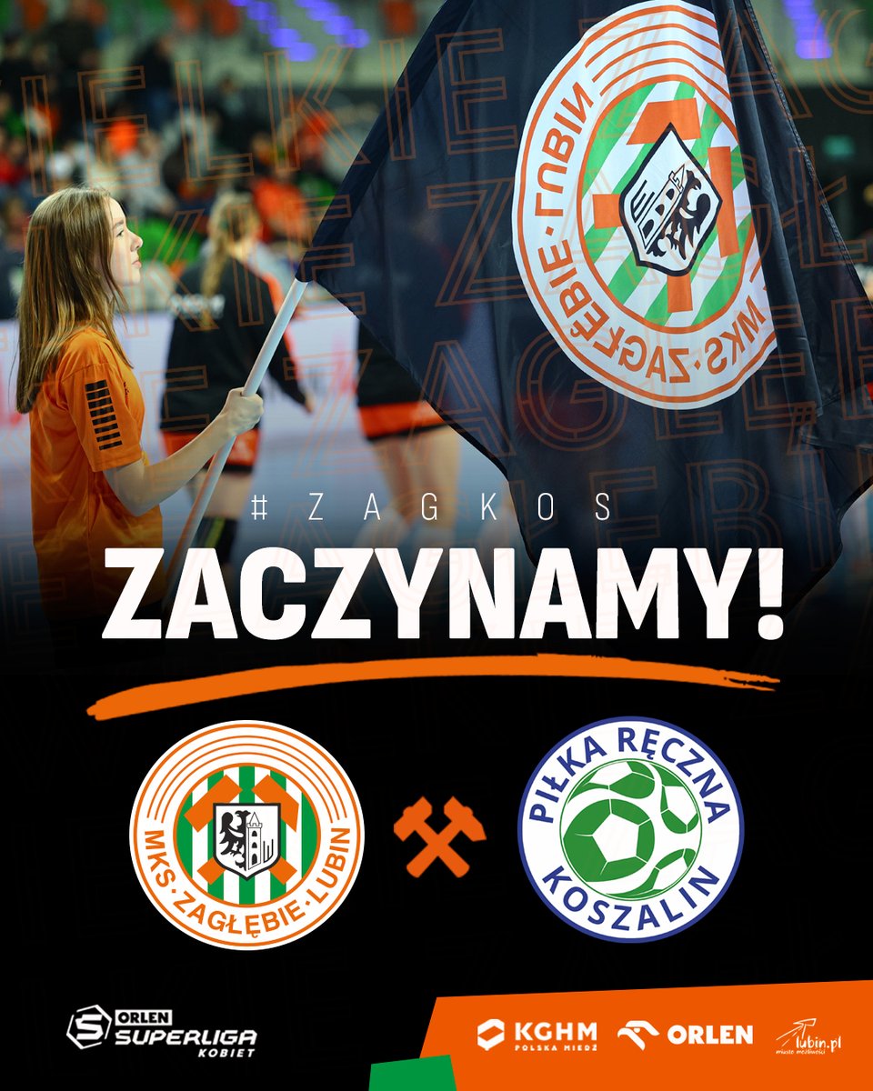 MKS_ZL's tweet photo. #Zaczynamy #ZAGKOS
Sponsorzy główni: KGHM Polska Miedź S.A., ORLEN, Miasto Lubin https://t.co/azcIElYZs9