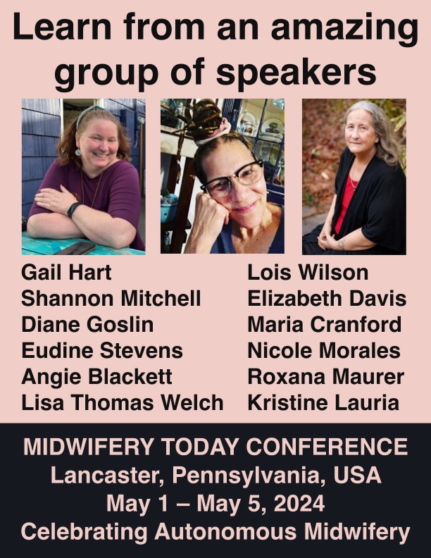 Register here for the Midwifery Today conference in Lancaster, Pennsylvania, May 1–5 midwiferytoday.com/product/lancas…