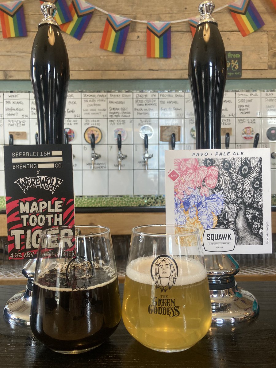 The Green Goddess (also on Threads) (@greengoddesspub) on Twitter photo Easter casky treats!
Maple Tooth Tiger (Porter) from <a href="/beerblefish/">Beerblefish Brewing Co.</a> and <a href="/WerewolfBeer/">Werewolf Beer - Now Open in Camden! 🇺🇸🐺💂</a>
Plus we say goodbye to <a href="/SQUAWKBrewingCo/">SQUAWK BREWING CO</a> with Pavo, one of our favourite ever cask pales. Cheers pals.
Top draw beers on right now. The keg list is looking pretty darn tasty too. Easter casky treats!
Maple Tooth Tiger (Porter) from <a href="/beerblefish/">Beerblefish Brewing Co.</a> and <a href="/WerewolfBeer/">Werewolf Beer - Now Open in Camden! 🇺🇸🐺💂</a>
Plus we say goodbye to <a href="/SQUAWKBrewingCo/">SQUAWK BREWING CO</a> with Pavo, one of our favourite ever cask pales. Cheers pals.
Top draw beers on right now. The keg list is looking pretty darn tasty too.