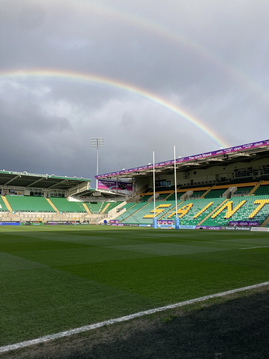 It’s a sign for a fantastic day 🌈 #FoundationDay2024 @SaintsRugby