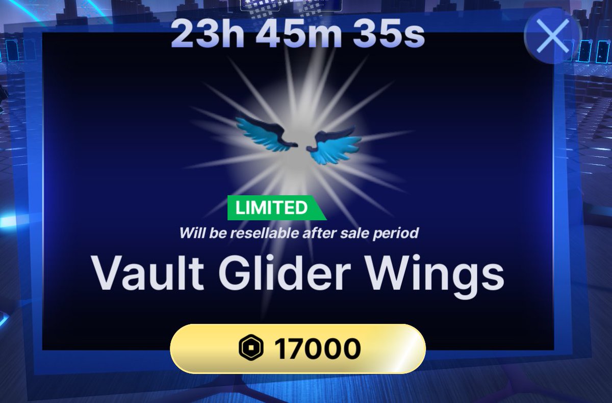 Is this wing even worth 17,000 Robux? Who wants one? 🫡Like This Tweet, I will pick two winners!