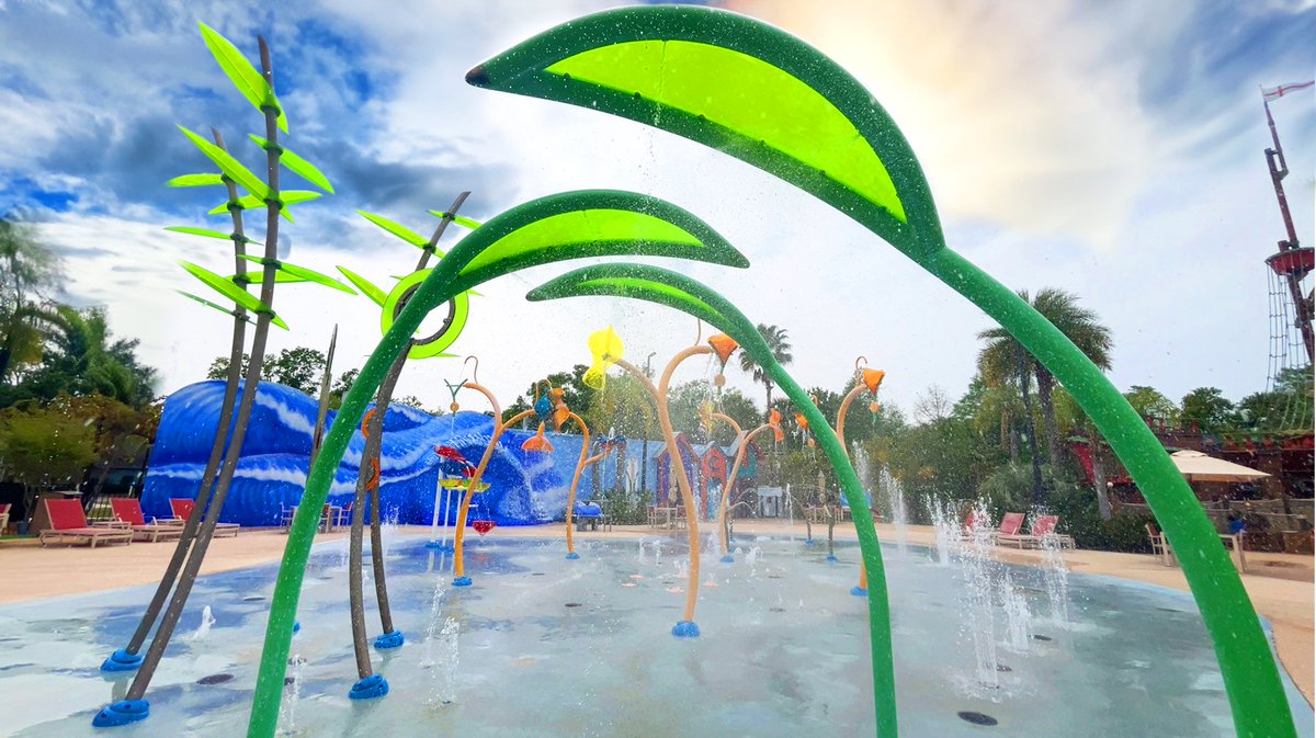 🌞🌊 The newly renovated Park of Dreams is open just in time for spring and summer! Beat the heat with our interactive water garden and a wheelchair-accessible pool where children of all abilities can experience flowing, jetting and misting water fun 🌞🌊 #GKTWVillage #florida