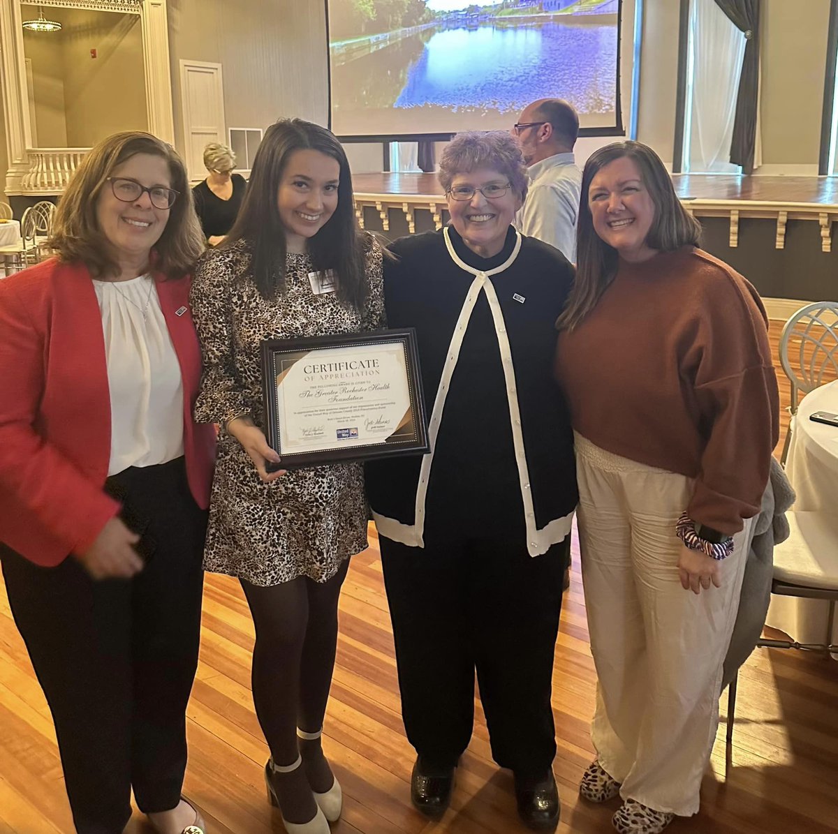 TheGRHF's tweet photo. Thank you to the United Way of Orleans Co. for inviting Program Officers Hannah Castelli &amp; Rachel Betts to attend the Friendraising Event in celebration of 60 years of service! Learn more about their work at https://t.co/4yC8oOUP51 #ruralhealth #HealthEquity https://t.co/xnpOFI0lUm