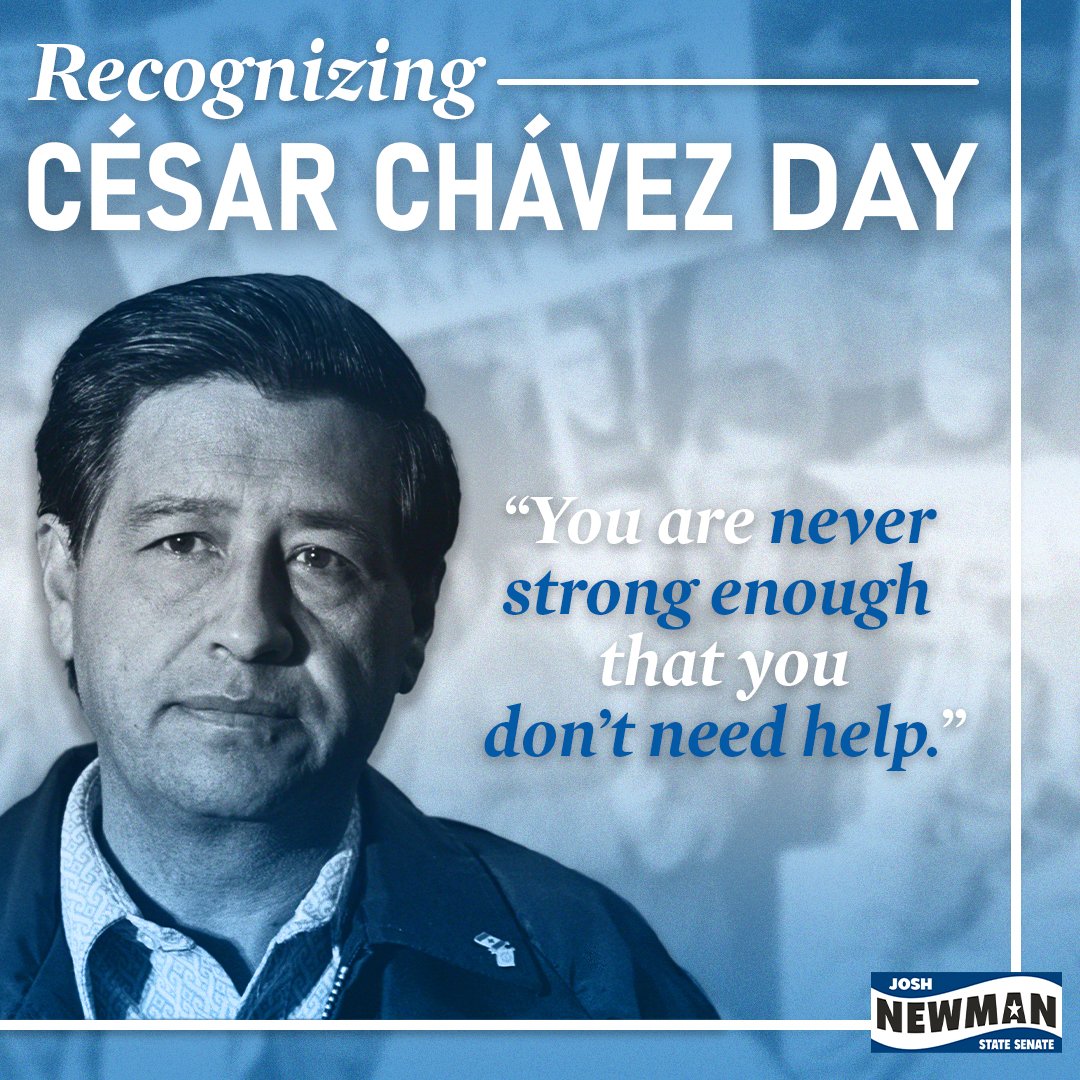 Today, we pause to honor and celebrate the legacy of labor icon César Chávez. The countless glass ceilings he shattered during his career is a reminder that creating sustainable progress cannot be done alone. Change is made through community and collective responsibility.