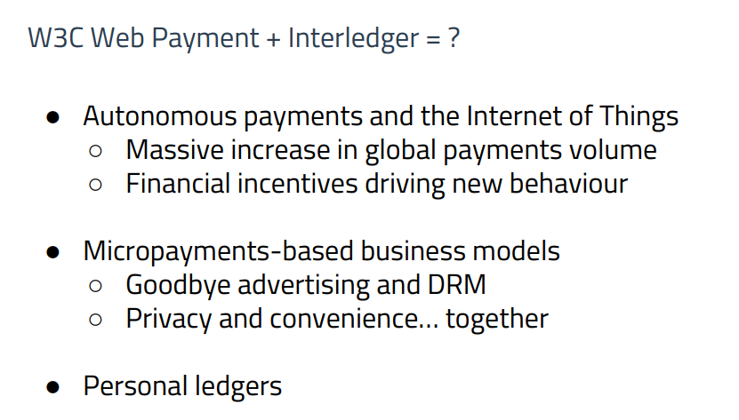 DrewDeVilbiss's tweet image. YES YES YES!!! The KEY to the Internet of Things!!
Chris Larson said it himself! To have an internet of things, first you need an internet of value! Along with Machine-Machine learning and A.I !!! #ILP #W3C #Ripple $XRP #Defi #IoT