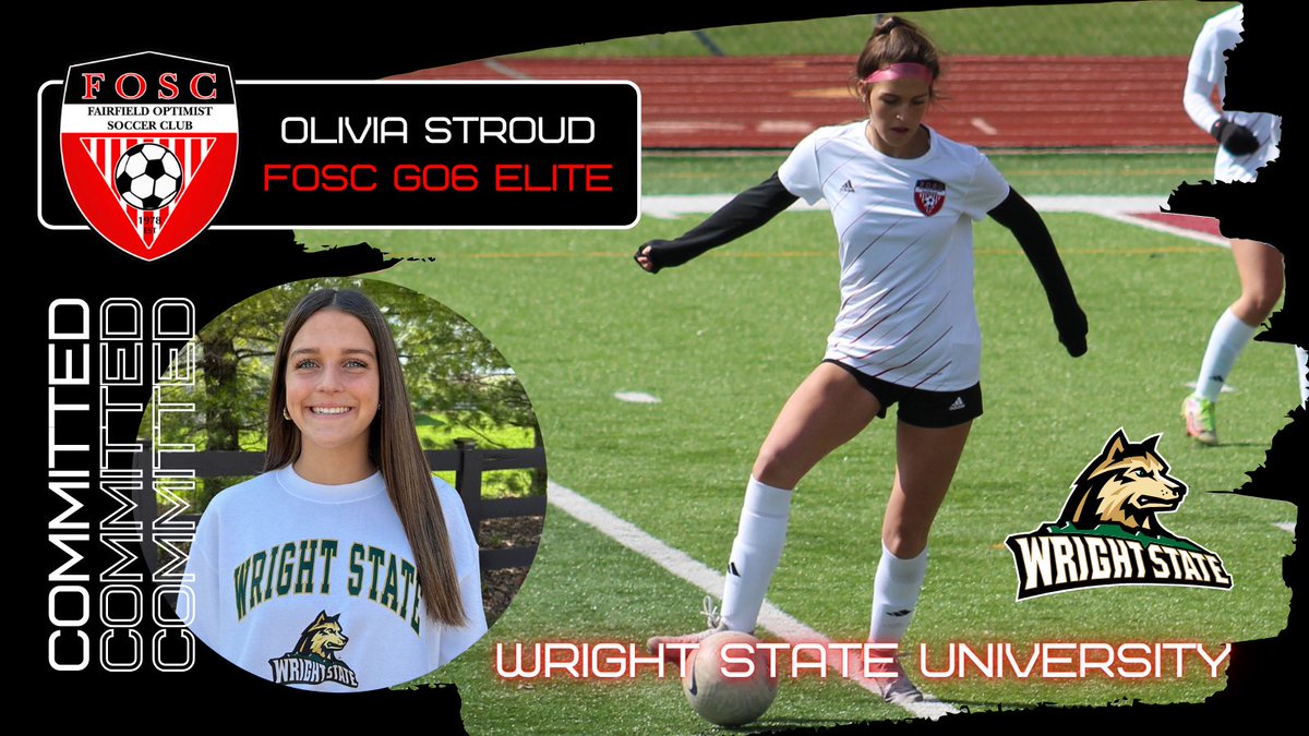 FOSCG06Elite's tweet photo. ‼️ COMMITMENT ALERT ‼️
Congratulations to #FOSCG06Elite forward Olivia Stroud for committing to play college soccer at Wright State University! We are so proud of you and know you’ll do big things as a Raider!
@WSU_wSoccer @wrightstate @FOSCSOCCER https://t.co/PAd7QNpTUV