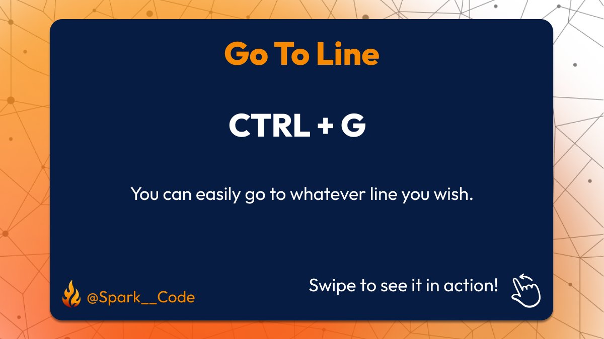Spark__Code's tweet image. #vscode shortcuts you didn't know you needed!      #Part 11 

#SparkCode #tech #SoftwareDevelopment #WebsiteDevelopment #mobiledevelopmentcompany #SoftwareEngineering #DreamsComeTrue #creativity #GraphicDesign #programming #development #exciting #inspiration