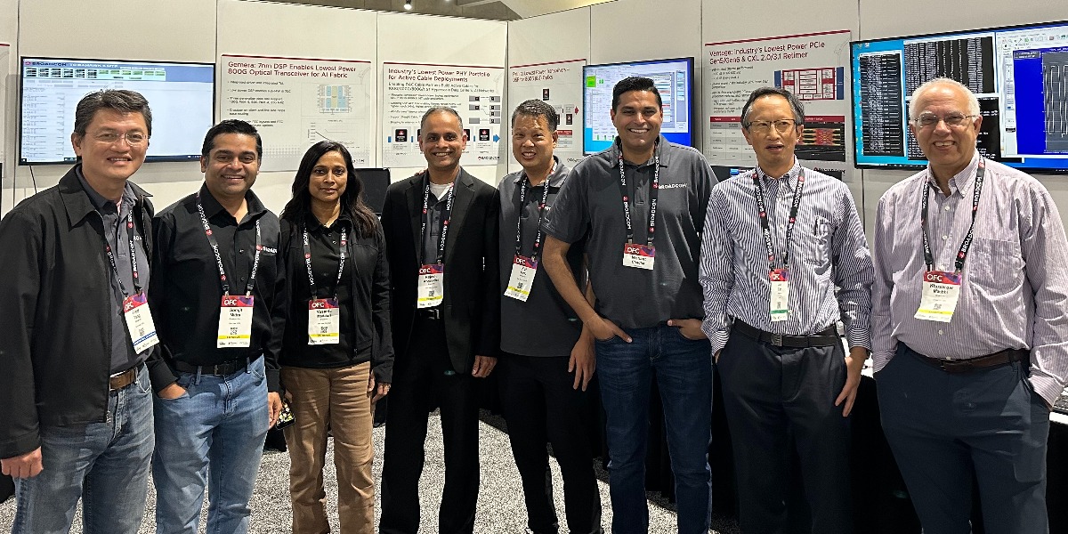 That's a wrap on #OFC24! We are grateful for the opportunity to connect with our customers, partners, and industry peers. A huge shoutout to all of the different product teams across Broadcom who brought this experience to life! We hope to see you all again next year! 👋