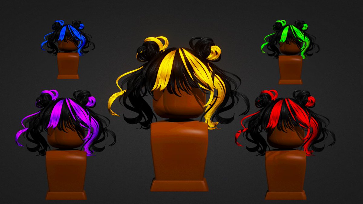 ★ New Rebel Twin Tails ★ Rebelliously messy and two-coloured!! 💖 👑👉roblox.com/catalog?Keywor… #RobloxUGC #RobloxHunt #RobloxUGCLimited