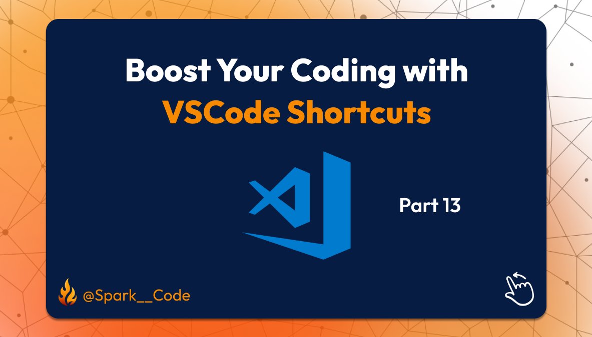 Spark__Code's tweet image. #vscode shortcuts you didn't know you needed!      #Part 13  

#SparkCode #tech #SoftwareDevelopment #WebsiteDevelopment #mobiledevelopmentcompany #SoftwareEngineering #DreamsComeTrue #creativity #GraphicDesign #programming #development #exciting #inspiration