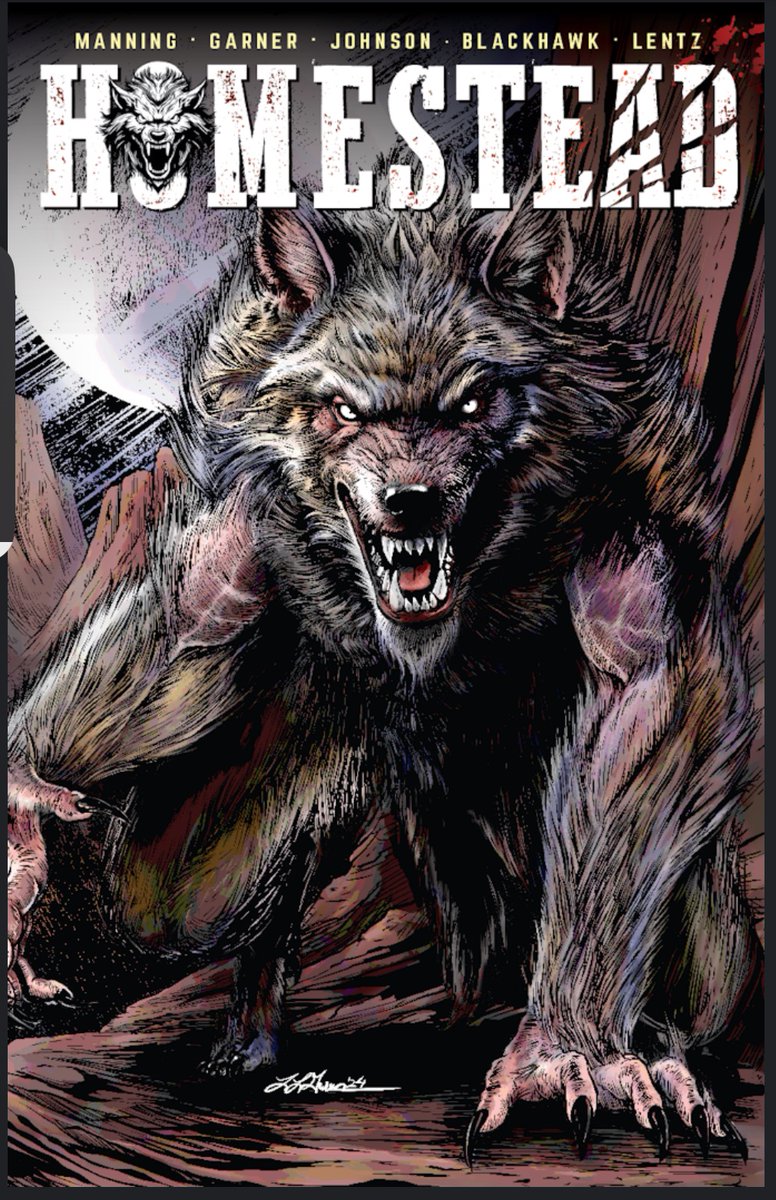 Homestead closes in just 3 days . Join us Homesteadcomic.com #Art #Artshare #Writerslift #Werewolf #Western #Nativeamerican #Horror #HorrorCommunity #Kickstarter #Friday #Indie #Graphicnovel
