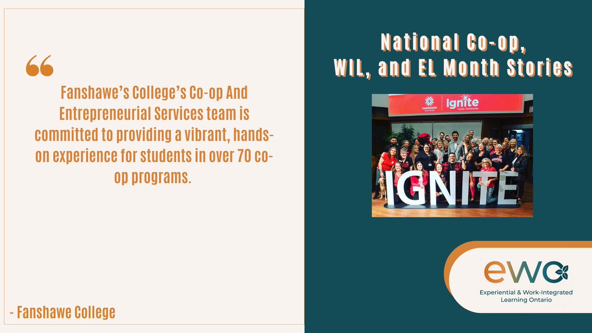Experiential & Work-Integrated Learning Ontario (@ewocoop) on Twitter photo Find out more about the hands-on experience students receive from <a href="/FanshaweCollege/">fanshawecollege</a>’s Co-op And Entrepreneurial Services team: fanshawec.ca/students/suppo…
#EL #WIL #coop #InspiredWIL Find out more about the hands-on experience students receive from <a href="/FanshaweCollege/">fanshawecollege</a>’s Co-op And Entrepreneurial Services team: fanshawec.ca/students/suppo…
#EL #WIL #coop #InspiredWIL