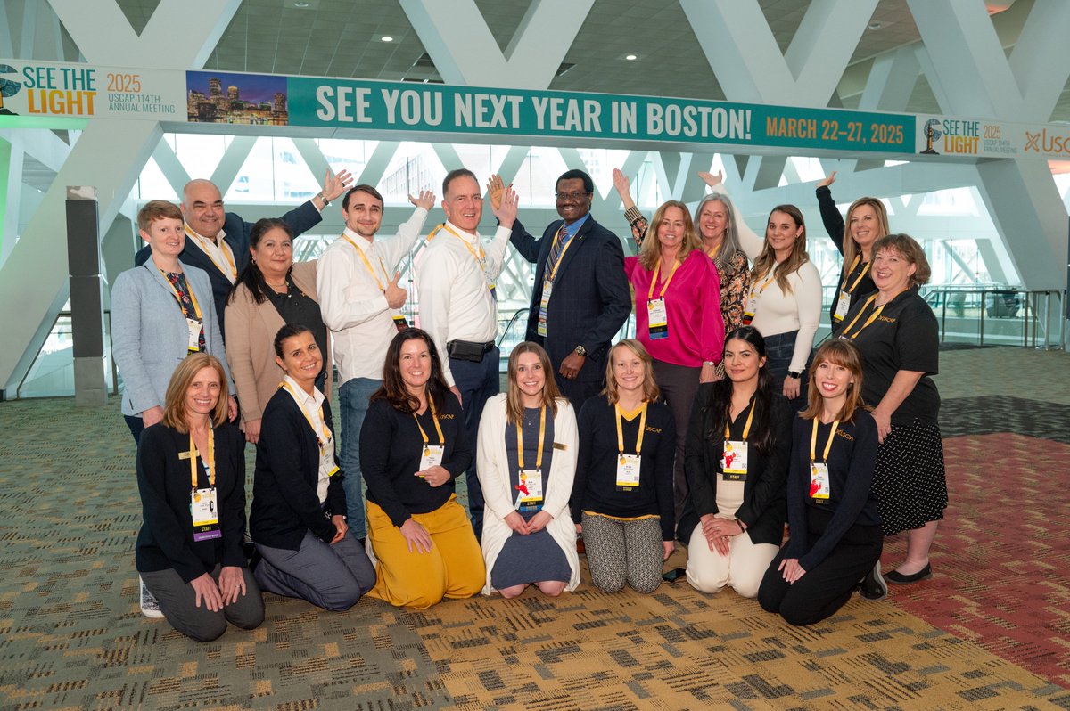 It's a wrap! Thank you to all of the wonderful pathologists from around the world who made #USCAP2024 such a lively and inspiring place to be. We loved hosting you and learning from you. See you next year in Boston!