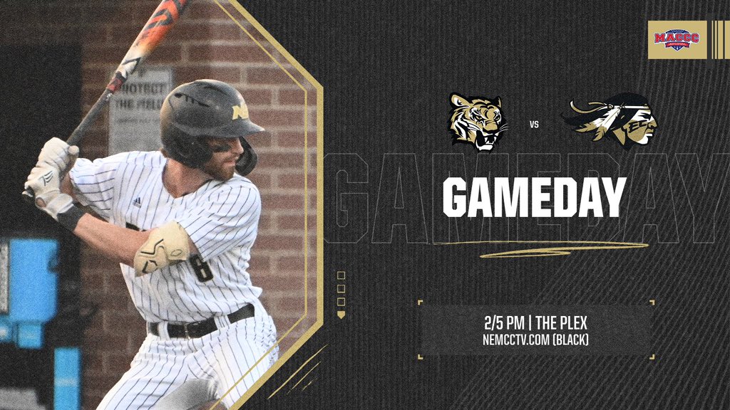 BSB | <a href="/NEMCCBASEBALL/">Northeast Baseball</a> starts a new homestand by welcoming the top ranked team in the country &amp; the defending region champs to town. 

Come join us on this beautiful Good Friday!!

🆚 <a href="/ECCCBaseball/">ECCC Baseball</a>
📍 The Plex (Booneville, MS)
🕰️ 2/5 pm
📺 bit.ly/NEBlackChannel
🐯 #TigerTown