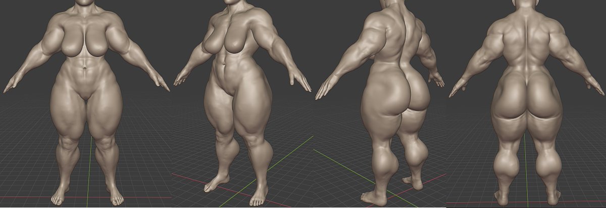 Introducing Muscle Mommy 2!
renderhub.com/razzledazzle3d…
2 new high quality muscle ladies to add to your collection!
Get em' while they're hot!