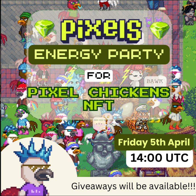 Pixel Chickens NFT tweet media